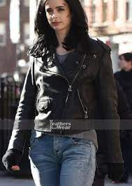 Pin On Jessica Jones Krysten Ritter Biker Jacket