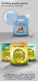 Download Foodbag Plastic Pouch Packaging Mock Up Pouch Packaging Packaging Mockup Packaging Template Design PSD Mockup Templates