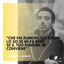 It was released as a single on 7 february 2020 and will feature on his album che vita meravigliosa. All Music Italia Twitterren Ha Fatto Decisamente Rumore Con La Sua Voce Diodatomusic Ma Un Bellissimo Rumore Retweet Se Ti E Piaciuta La Sua Canzone Sanremo2020 Amisanremo Https T Co Q7gd20lwng