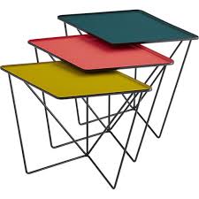 Saic Paradox Nesting Tables Set Of 3 Decorating Small Spaces Nesting Tables Modern Side Table