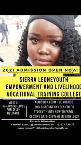 Sierra Leone Youths Empowerment And Livelihood