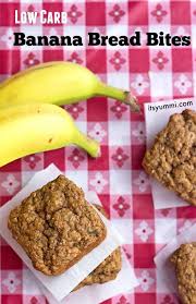Low Carb Banana Bread Bites It S Yummi Yummy Healthy Snacks Low Carb Snacks Low Carb Breakfast Recipes