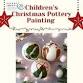 Children's Christmas pottery painting event image