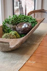 26 Beautiful Decorating Ideas To Celebrate Spring Using Dough Bowls Dough Bowl Dough Bowl Centerpiece Wooden Dough Bowl