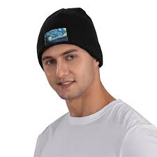ZICANCN Knit Beanie Hat-Starry Night Vincent Winter Cap Soft Warm Classic  Hats for Men Women Van Gough Painting Night Sky