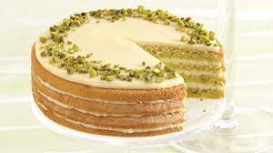 Sicilian Pistachio Cake With Lemon Syrup And White Chocolate Ganache Pistachio Cake Tart Recipes Pistachio Cake Recipe