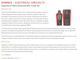 Circuit tracers or signal tracers are used to troubleshoot circuits. Ptia Pro Tool Innovation Award For The At 6010 Advanced Wire Tracer Kit Hoover Dam Technology Gmbh