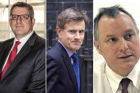 Andrew Parker, Sir John Sawers, and Sir Iain Lobban. Britain&#39;s top spy chiefs appeared together in public for the first time today, shining a light into the ... - Main-Spymasters