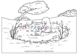 Parents may receive compensation when you click through and purchase from links contained on this website. Duck Pond Colouring Page