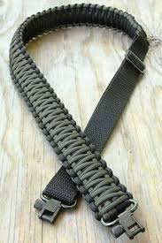 The item swiss leather rifle sling 1877 with clear stamping 77 w. Paracord Rifle Sling