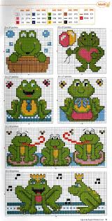 Each donation helps to support the cost of the website and encourages me to post more free charts. 110 X Stitch Frog Ideas