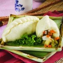 Terigu 250g gula pasir 3sdm ragi instan 1sdm air hangat 125ml maizena 1sdm minyak sayur 2sdm. Bakpao Sayur Telur Asin Cekinfo Resep