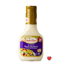 Salad buah merupakan kudapan lezat yang tentu saja bergizi dikarenakan terdiri dari berbagai. Lady S Choice Sos Salad Buah Buahan 250ml New Pgmall