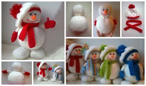 All dressed up for the cold. Diy Knitted Winter Hat Snowman Tutorial Free Pattern