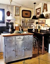 rustic kitchen island