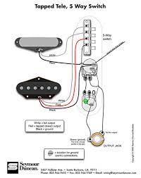 Tele wiring diagram, tapped with a 5 way switch. Seymour Duncan Telecaster Wiring Diagram Seymour Duncan