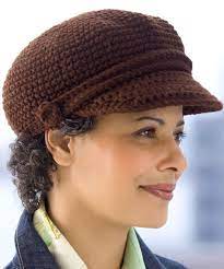 Free Visor Cap Pattern Crochet Hats Crochet Newsboy Hat Easy Crochet Hat