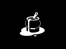 Paint Bucket Painting Logo Paint Buckets Cafe Logo