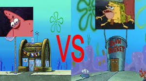 Krusty Krab Vs The Chum Bucket Meme Review Youtube