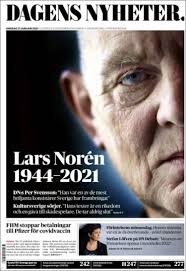 Inbjudningar till utställningar 2021 finns nu under utställningar (inbjudan till malmö kommer). Newspaper Dagens Nyheter Sweden Newspapers In Sweden Wednesday S Edition January 27 Of 2021 Kiosko Net