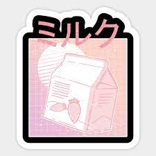 See more ideas about fashion, aesthetic fashion, . Milk Vaporwave Aesthetic Kawaii Soft Kawaii Clothes Sticker Teepublic