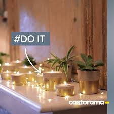 Diy Fabriquez Facilement Des Photophores En Beton Pour Illuminer Votre Table De Noel Castorama Diy Tutoriel Bo Video Deco Noel Maison Tutoriel Deco Tuto Noel