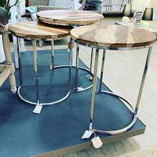 Pin By Literary Jargon On Furniture Metal Coffee Table Home Goods Nesting Tables