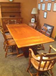 Maple dining tables speak a lot about you as an individual and as a family. Cushman Genuine Creations Dining Room Set Hutch With 6 Chairs Antique Appraisal Instappraisal
