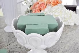 How to cut floral foam for flower arrangements. Spring Floral Arrangement Step By Step By Decor Gold Designs