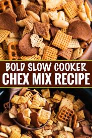 slow cooker bold chex mix recipe the