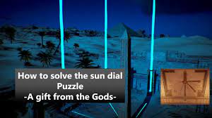 You can view its physical characteristics locked behind a gate in a chamber of the villa dedicated to the assassin's order. Assassin S Creed Origins Sun Dial Puzzle Solved A Gift From The Gods Quest Youtube