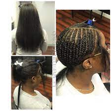 Foundation Is Everything This Client Came In With Natural Hair That Was Near Waist Length And Ha Weave Hairstyles Natural Hair Styles Braided Hairstyles
