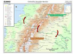 By venezuela to the east, and by brazil to the southeast. Colombia Ecuador Border As Of Jan 2006 Colombia Reliefweb