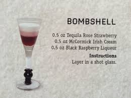 Chill the drink thoroughly (about an hour) before serving. Tequila Rose Bombshell Tequila Rose Valentine Drinks Drinks Alcohol Recipes
