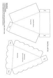 Pedaco De Bolo Carton Kastenkuchen Hochzeitstorte Basteln Torten Basteln