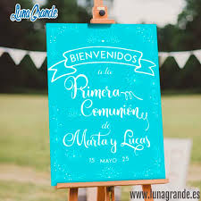 Maybe you would like to learn more about one of these? Cartel Bienvenida Comunion Personalizado Envio Gratis