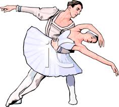 Angelina ballerina doing my homework. Ballet Dancer And Her Partner Royalty Free Clip Art Picture