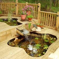 Deck Pond Soon Very Soon Ponds Backyard Backyard Beautiful Backyards