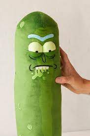Stuffed Pickle Rick Plushie Plushies Urban Outfitters Inspired Rick And Morty