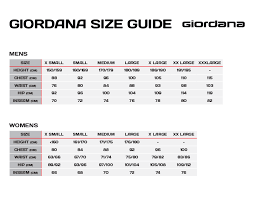 giordana cycling jersey sizing chart losos