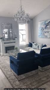 Create a sophisticated space in royal blue and incorporate tan leather furniture, or make a vivacious aqua blue room and soften it with beige furniture and touches. 20 Warm And Cozy Interior Design Living Room Ideas To Transform Your Home In 2020 Living Room Inspiration Apartment Living Room Decor Apartment Living Room Colors