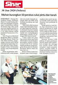 2 kali setahun yang itu pada Sinar Harian Mohon Kurangkan 50 Peratus Cukai Pintu Dan Tanah Matrix Concepts Holdings Berhad
