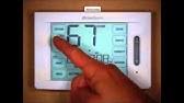 De un termostato honeywell · cómo instalar un termostato honeywell t7350. Honeywell T7350 Commercial Tstat Youtube