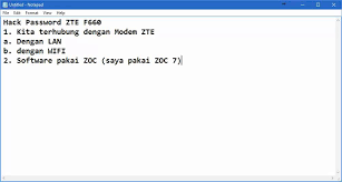 Ganti password user 'admin' web interface. Hacking Password Modem Zte F660 Youtube