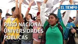 Ante la situación en colombia rechazo todo acto que viole los derechos humanos. Razones Del Paro De Estudiantes Y Profesores De Universidades Publicas Educacion Vida Eltiempo Com