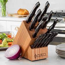 $397 this conveniently packaged knife and storage sheath set contains 4 of cutco's top everyday kitchen knives and is ideal for the person who wants multiple pieces they can safely store in a drawer. Shop Cutco Knife Sets