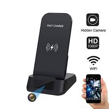 Spy Camera Wifi Hidden Camera Kaposev 1080p Indoor Security Cameras With Latest Qi Wireless Home Security Systems Security Camera Hidden Wireless Home Security