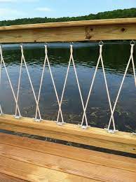 I am going to show you how to build a super cool rope railing. Pin By Christy Frew On Dock Pinterest Deck Railing Design Beach House Decor Lakehouse Decor