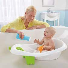 Read 2 customer reviews of the fisher price baby bath seat stay n play & compare with other baby baths & bath accessories at review centre. Fisher Price 4 In 1 Sling N Seat Tub Amazon De Baby Products