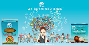 While bar soap (at least in recent years) may get a bad rap, you should ignore the naysayers after doing your research on the brand of bar you utility bar can handle it all, from cleansing your beard, to washing your face and body, to shampooing your hair, hell, you can even use it as a shaving lather. Can I Wash My Hair With Soap Mountain Sky Soap